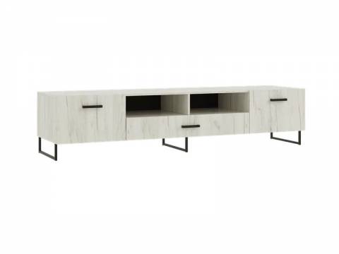 Тумба ТВ 2000 Нэнси LOFT Дуб Крафт Белый