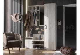 Прихожая Визит Миф Дуб Крафт Белый/Дуб Крафт Белый