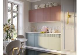 Кухонный гарнитур Оливия 2000 Шарли Pink/Шарли Бриз