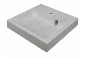 Раковина над стиральной машиной Star 60 MySpace Белый Мрамор