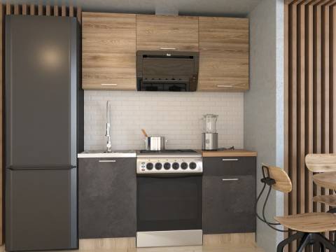 Кухонный гарнитур арт 13 Лофт 1600 мм