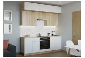 Кухонный гарнитур арт 1 Тальк Дуб сонома 2200 мм