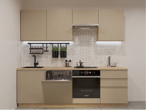 Кухонный гарнитур арт 38 Лайн Пикрит 2400 мм