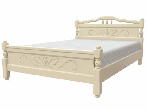 Кровать Карина-5 1600 Слоновая кость