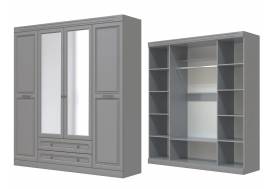 Шкаф для одежды ШР-4 Олимп Антрацит