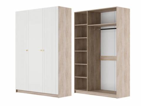 Шкаф ШР-3 Ланзетти жемчуг