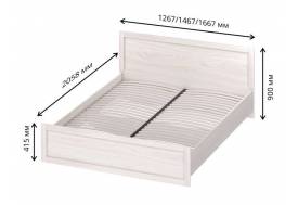 Кровать 1200х2000 СГ Классика