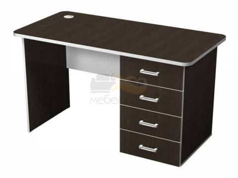 Стол письменный с тумбой левый с кабель каналом ПСт1.14Л