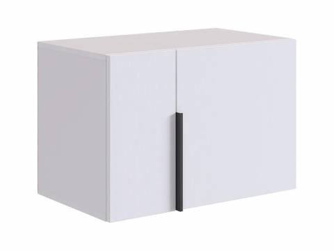 Антресоль двухдверная L600 Баско белое дерево