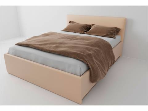 Кровать Зара с подъемным механизмом 160 Бежевый велюр