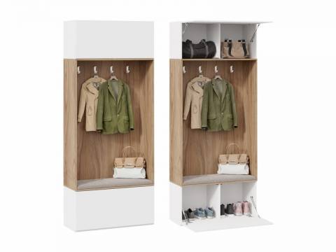 Секция для одежды с крючками Сити в прихожую