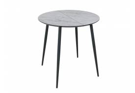 Стол раздвижной Орфей.4 пластик мрамор бернини, белый ral 9003 -комплект ног №4