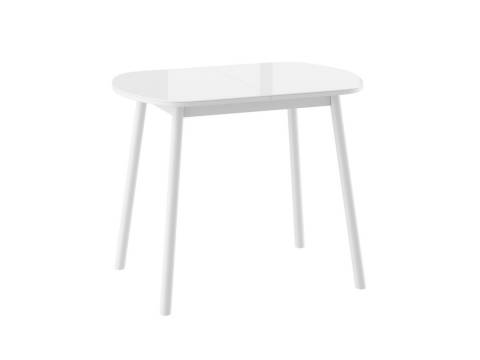 Стол раздвижной Round-94 белый