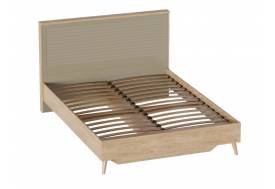 Кровать Гавана 1600 с ламелями Светло-серый софт