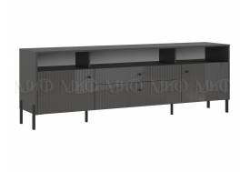 Тумба ТВ (металл) Оливия Графит Глянец, Графит