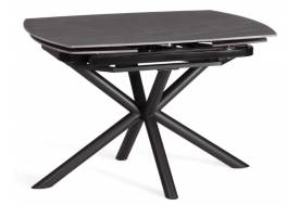 Стол обеденный Winston Винстон матовая темно-серый/черный