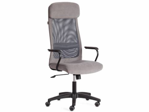 Кресло PROFIT (мп) флок серый