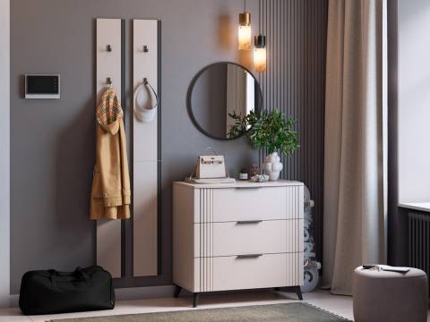 Прихожая Мебельсон К22 кашемир/фрапучино матовый