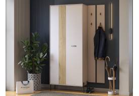 Прихожая Мебельсон К29 дуб крафт золотой/кашемир
