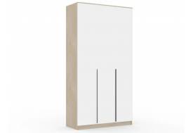 Шкаф Монблан New распашной 1200 3-х дверный Дуб сонома-Белый