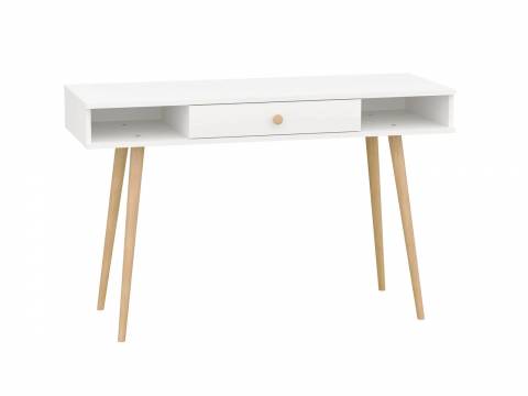 Стол письменный с ящиком и открытыми нишами 6-01102