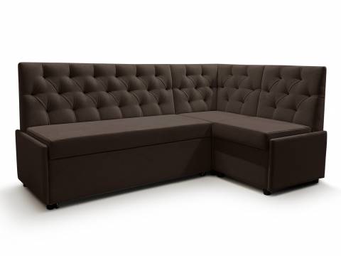 Угловой диван Призма каретная стяжка с коробом вивальди 10