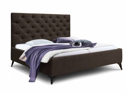 Кровать Фрейм 1400 Каретная стяжка высокие ножки без подъема вивальди 10