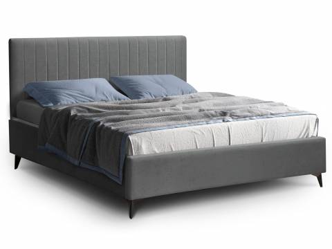 Кровать Фрейм 1400 Страйп высокие ножки с подъемом вивальди 34