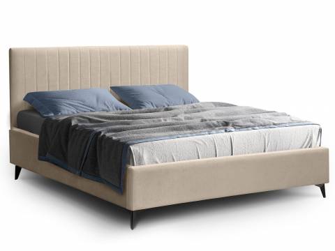 Кровать Фрейм 1600 Страйп высокие ножки без подъема вивальди 3