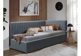 Кровать подростковая левая 900 Фрейм Страйп с подъемом вивальди 34