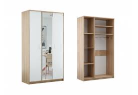 Шкаф 3-х створчатый Дуэт NEW с зеркалом