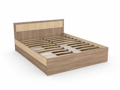Кровать Дуэт Люкс 1200 ясень шимо