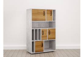 Стеллаж широкий малый (С-12) Soft комбинированный