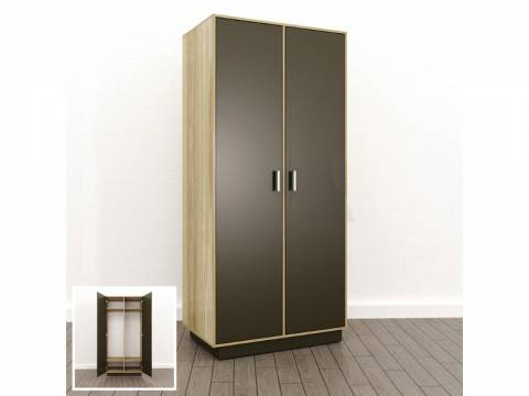 Шкаф глубокий для одежды (О-15) Eclectic lite Дуб рокпайл-Скала