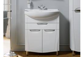 Тумба с раковиной Monaco 65 белая