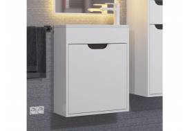 Тумба с раковиной Uperwood Modul матовая белая/графит 50 см