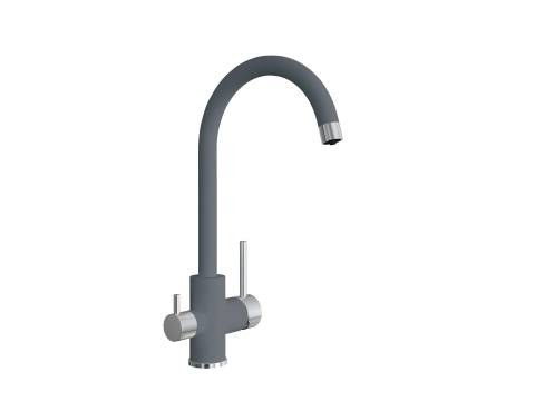 Смеситель Uperwood Quartz UPD-01-03 серый