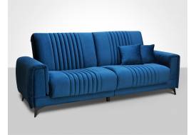 Диван Флирт 2 со съемным чехлом Фьере нави блу