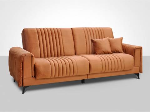 Диван Флирт 2 со съемным чехлом Сенсей хумус