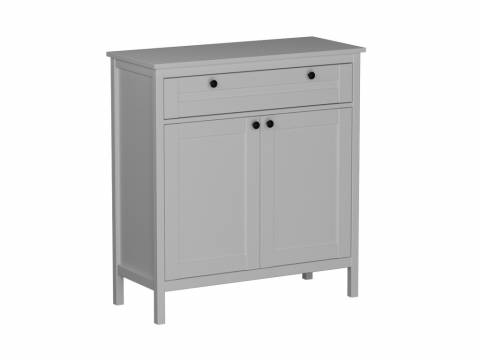 Тумба высокая широкая Фрея Белый