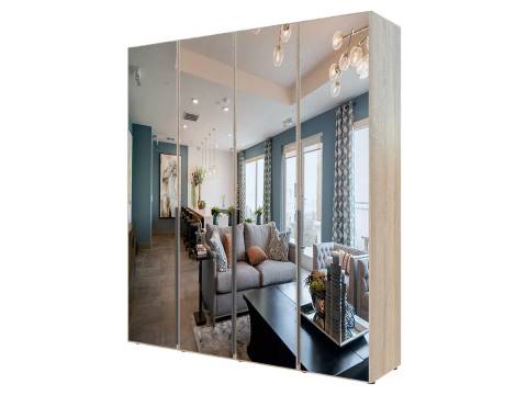 Шкаф Гранд ГШК/1-21-20-2222 (двери тип 2) с четырьмя зеркалами