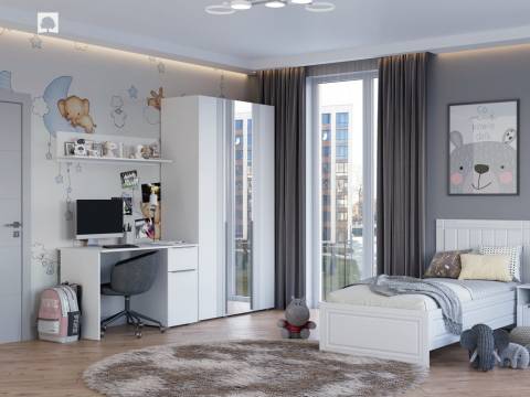 Детская Вита белый лофт