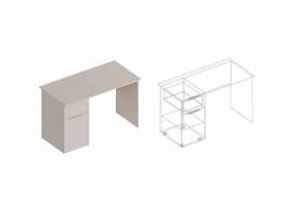 Стол письменный Тефия левый