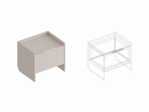 Тумба прикроватная Тефия