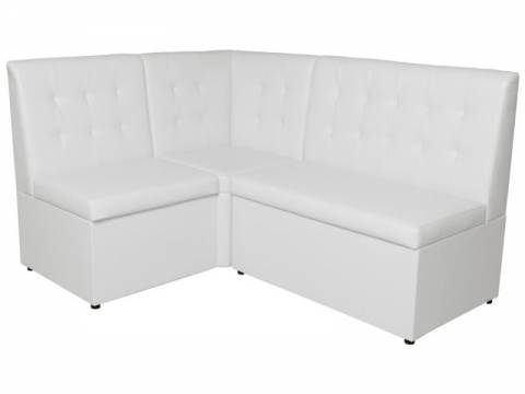 Кухонный уголок Алекс white