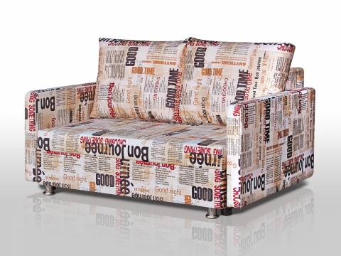 Диван Реал 120 с подлокотниками Газета