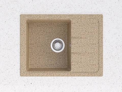 Мойка каменная врезная МК МВ150-Q5 песочный