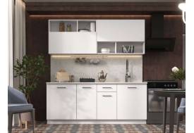 Кухонный гарнитур Лайма ЛДСП 2000 мм Белый