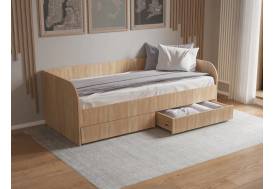 Кровать-софа с ортопедическим основанием КС09 дуб сонома