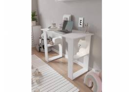 Стол письменный с полками арт. 238 белый